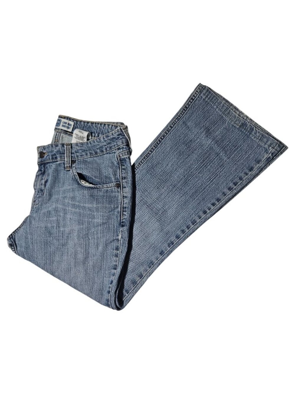 Levis Signature Low Rise Boot Cut Jeans Womens Size 10 Medium Wash Denim Pants